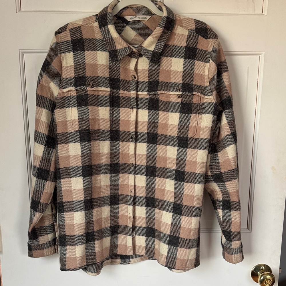 Woolrich Checkered Plaid Shirt Shacket XXL